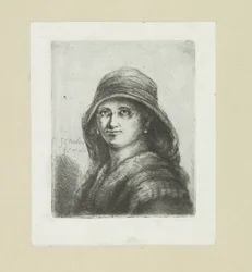 Young Woman with Hood