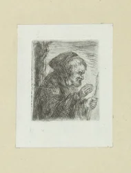 Hermit (The Compleat Work of Etchings by John Chalon)