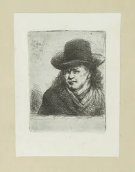 Man with Hat, Facing Left