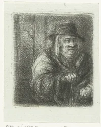 Old Man with Cloak and Hat