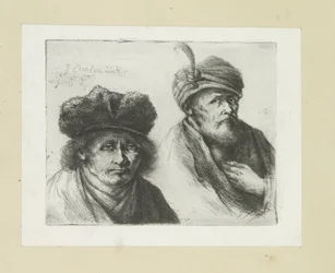 Two Men with Hat and Turban