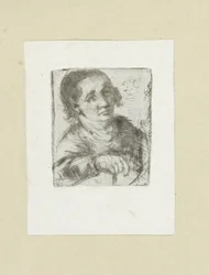 Adult Man with Stick