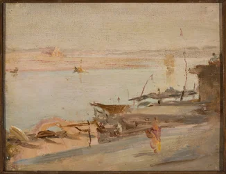 Benares, Ganges. From a Journey to India