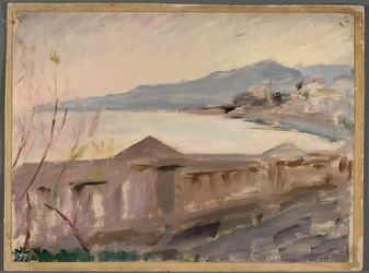 Lower Terrace of the Bachczi-Dere Villa. From the Journey to Crimea