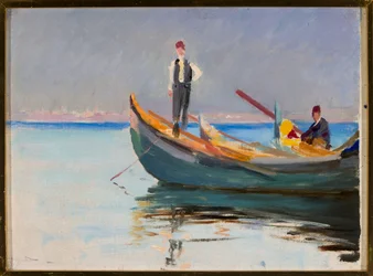 Boats at Sea. From a Journey to Constantinople