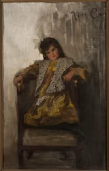 Portrait of a Girl, Daughter of Mr and Mrs Sachar