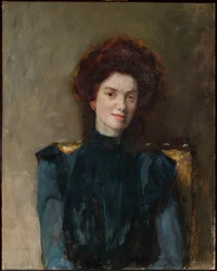 Portrait of a Red-Haired Woman