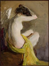 At the Toilette