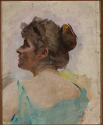 Study of a Head for the Painting "Symbolic Dance"