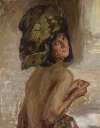 Study of a woman for the painting "East"