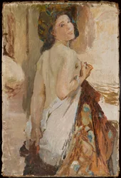 Study of a prostitute for the painting "The East"