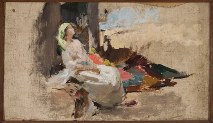 Sketch for the Painting "Potocka in Bakhchysarai"