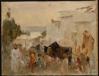 Street in Udaipur. From a Journey to India