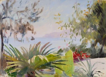 Villa in Bakhchisarai in Yalta. From a Journey to Crimea