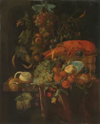 Still Life with Fruit and a Lobster