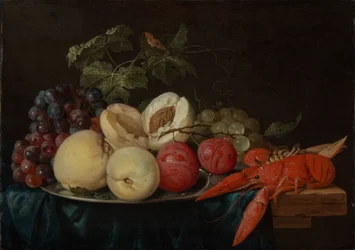 Still Life with Fruit and a Lobster