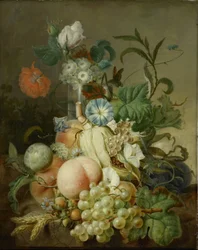Still Life with Flowers and Fruit