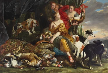 The Goddess Diana Receiving the Kill