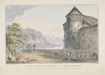 View of the Castle of Chillon