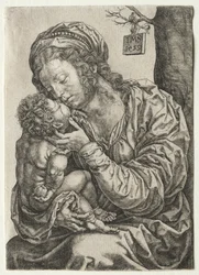 The Virgin Seated at the Foot of a Tree