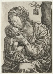 The Virgin Seated at the Foot of a Tree