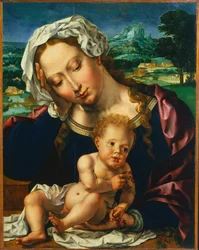 Virgin and Child in a Landscape