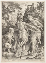 Minerva and Mercury Arming Perseus for His Encounter with Medusa