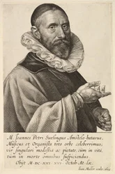 Portrait of Jans Pietersz Sweelinck, pub. 1624