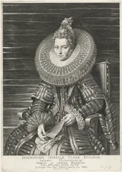 Portrait of Isabella Clara Eugenia, Infanta of Spain