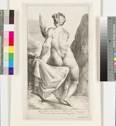 Prudence Looking at Herself in a Mirror