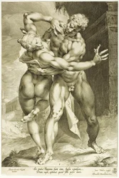 The Rape of a Sabine Woman, Frontal View