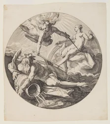 The Second Day, plate 3, from Creation of the World
