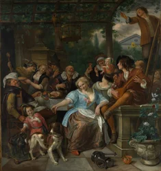 Merry Company on a Terrace