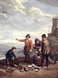 Fishermen on a Beach