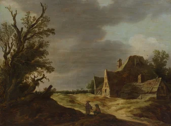 Sandy Road with a Farmhouse