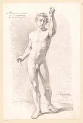 Standing Male Nude, Seen from the Front (2nd Prize 1789)