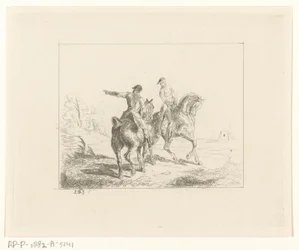 Landscape with Two Riders