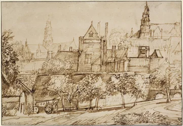 View of the Grote Kerk in Haarlem