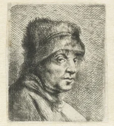 Head of a Man with Cap (Variae Effigies by Joanne Livio)