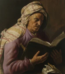 Old Woman Reading