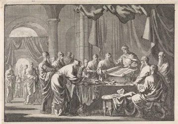 Assembly of the 72 Translators of the Law by Order of King Ptolemy Philadelphus