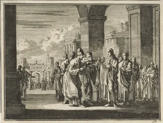 Christ in Debate with the Pharisees about the Tax to the Emperor