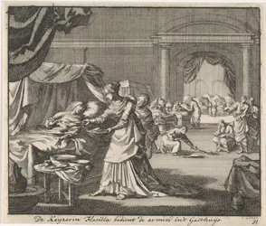 Holy Empress Flaccilla Nursing the Poor and Sick