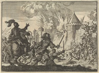 Dutch Troops Storming the Wall of Tienen, 1635