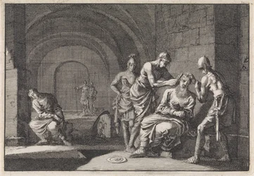 Hyrcanus with Ears Cut Off in Prison