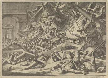 Collapsed Gallery During a Catholic Service in the House of the Spanish Ambassador in London, 1623