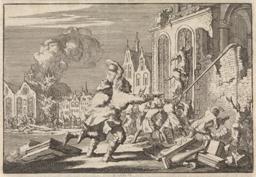 Destruction of Catholic Chapels in London, 1688
