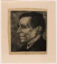 Father of Jan Mankes, Almost in Profile to the Left