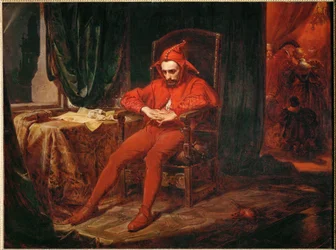 The Court Jester Stanczyk Receives News of the Loss of Smolensk, During a Ball at Queen Bona