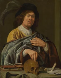 Self-Portrait with a Skull